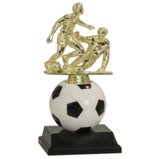 Soft Spinning Riser Soccer Trophy